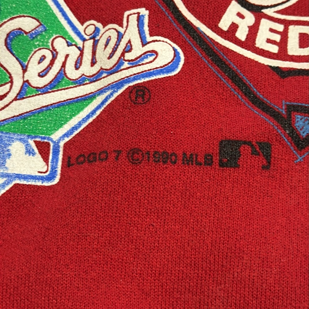 Vintage Logo 7 Cincinnati Reds Sweater 1990 - Picture 3 of 6